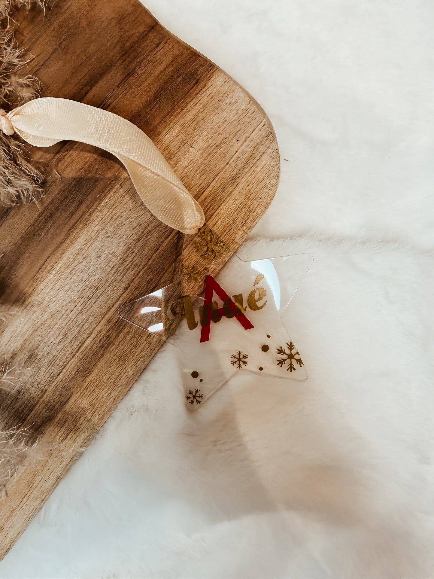 Boule plate acrylique