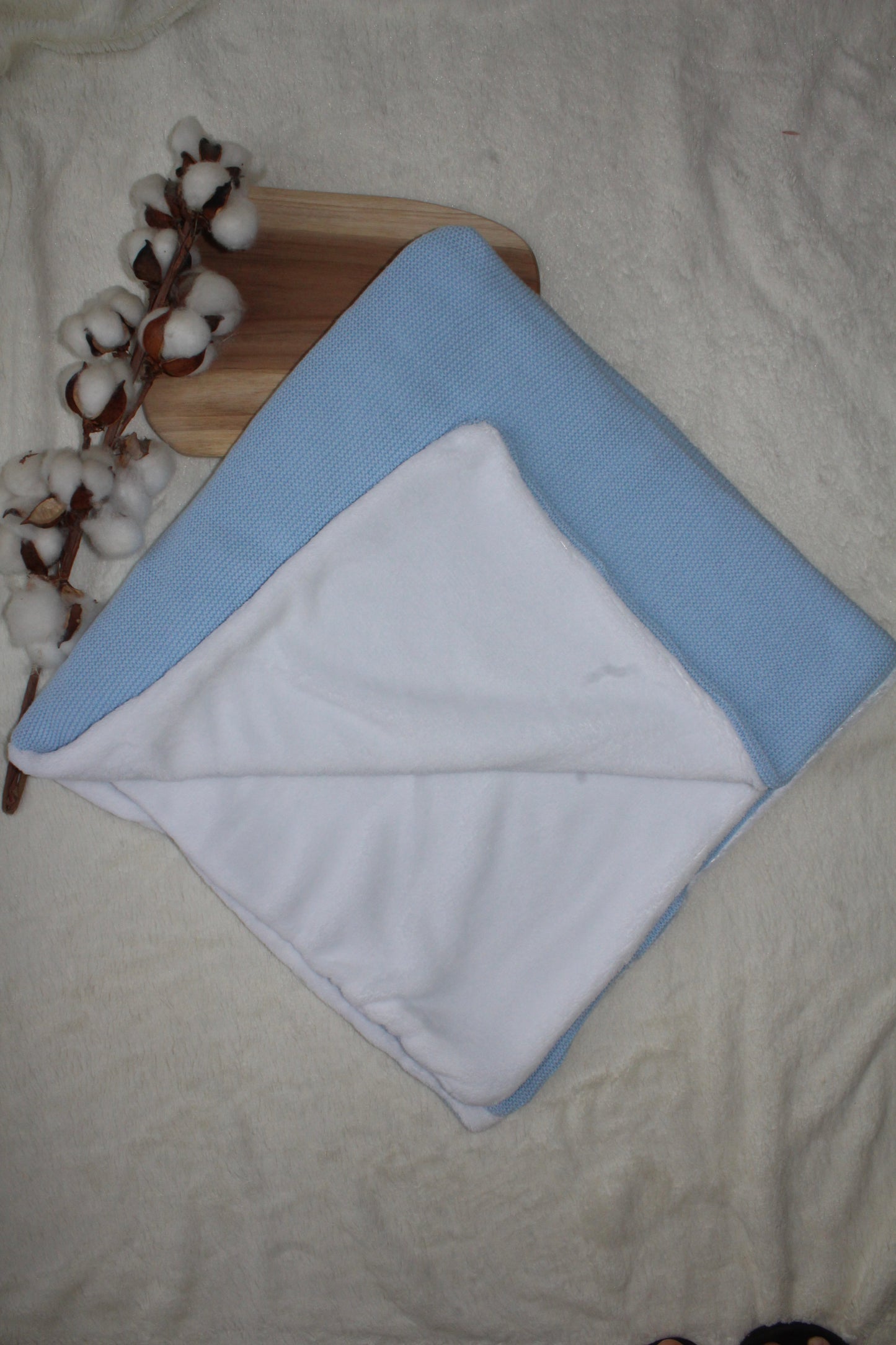 Couverture maille/polaire