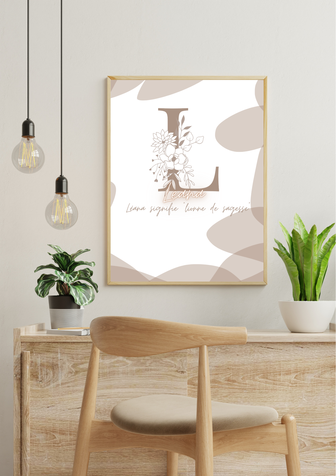 Lettre signification - marron