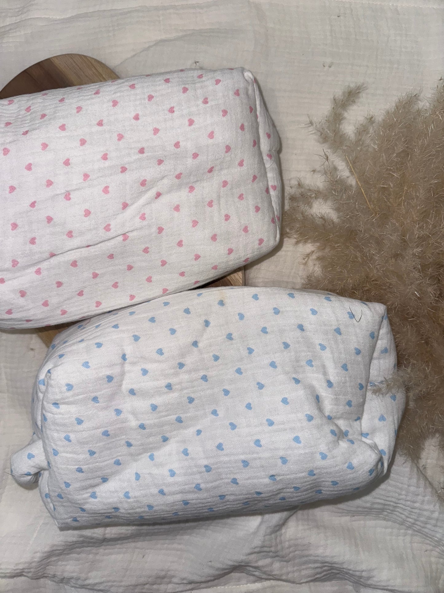 Trousse de toilette - cœurs