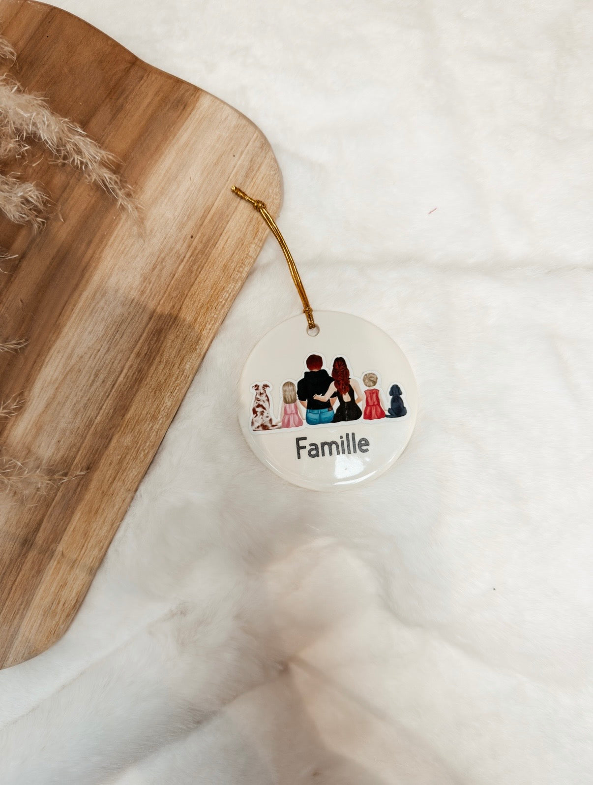 Boule de Noël - famille