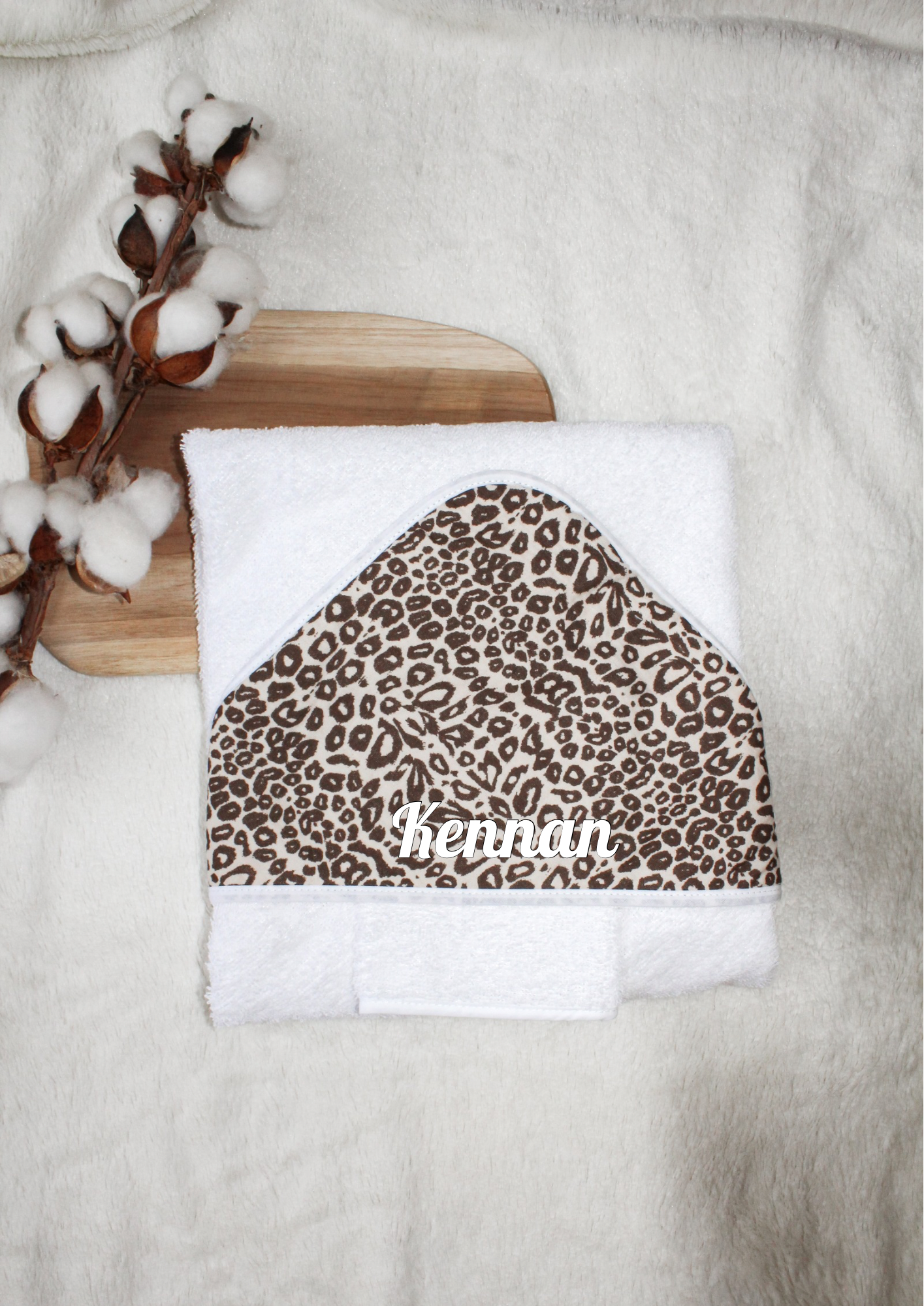 Cape de bain - léopard