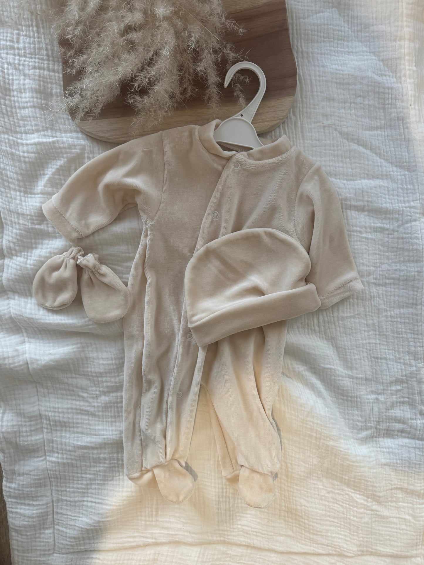 Ensemble 3 pièces - velours