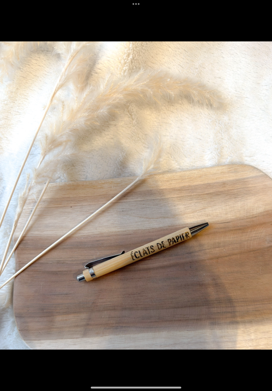 Stylo en bois