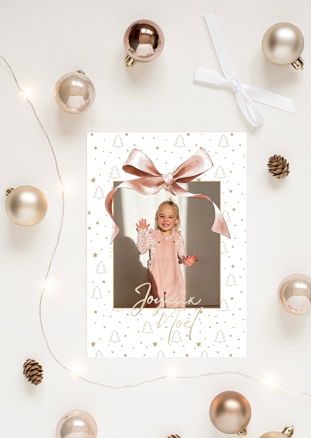 Carte de Noël - noeud