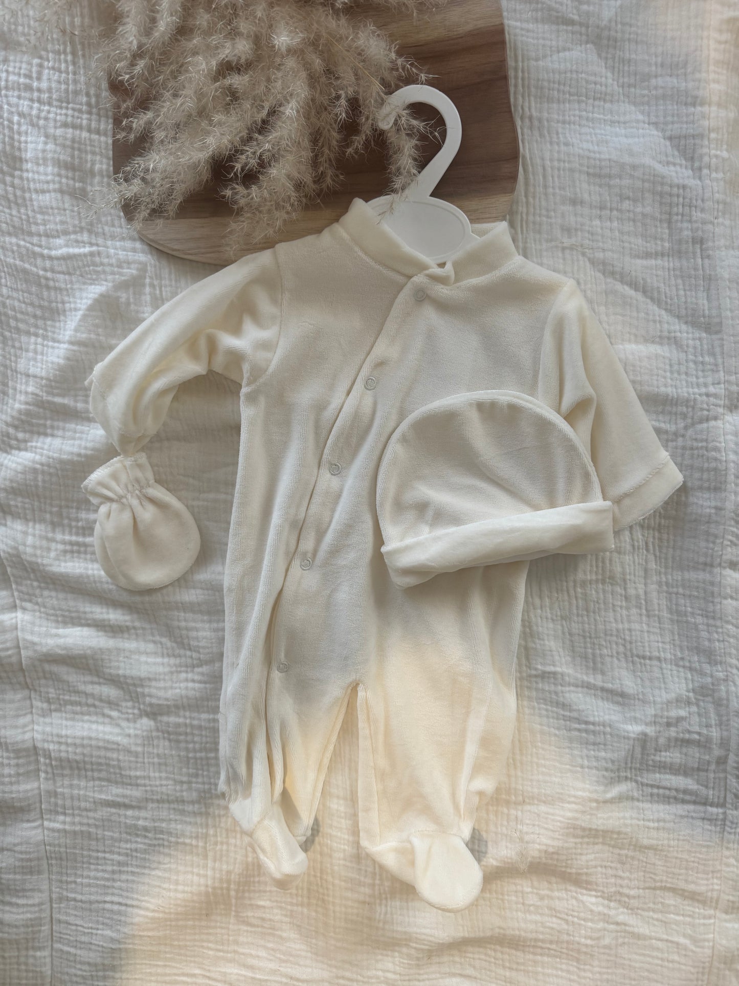 Ensemble 3 pièces - velours