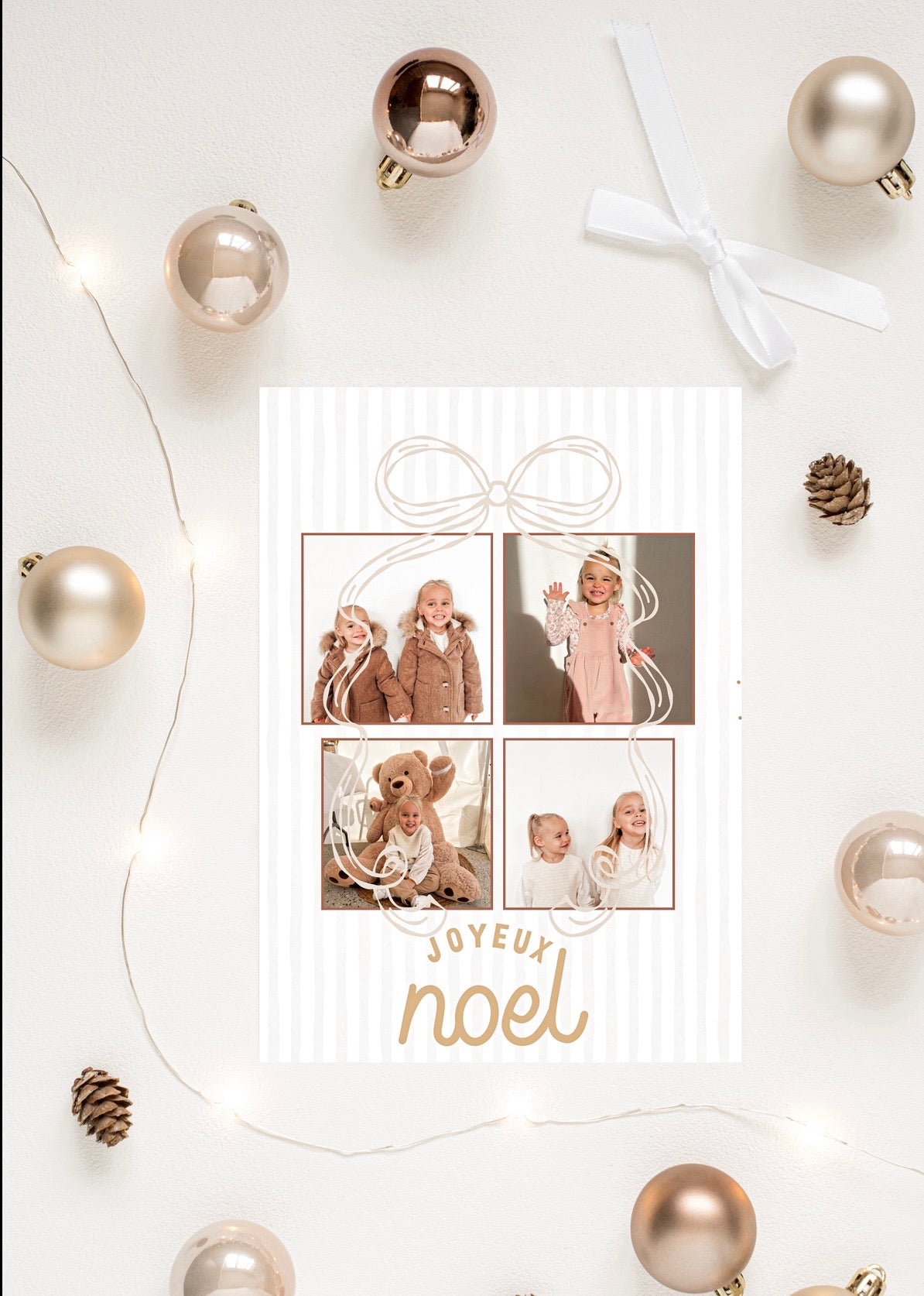 Carte de Noël - cadeau