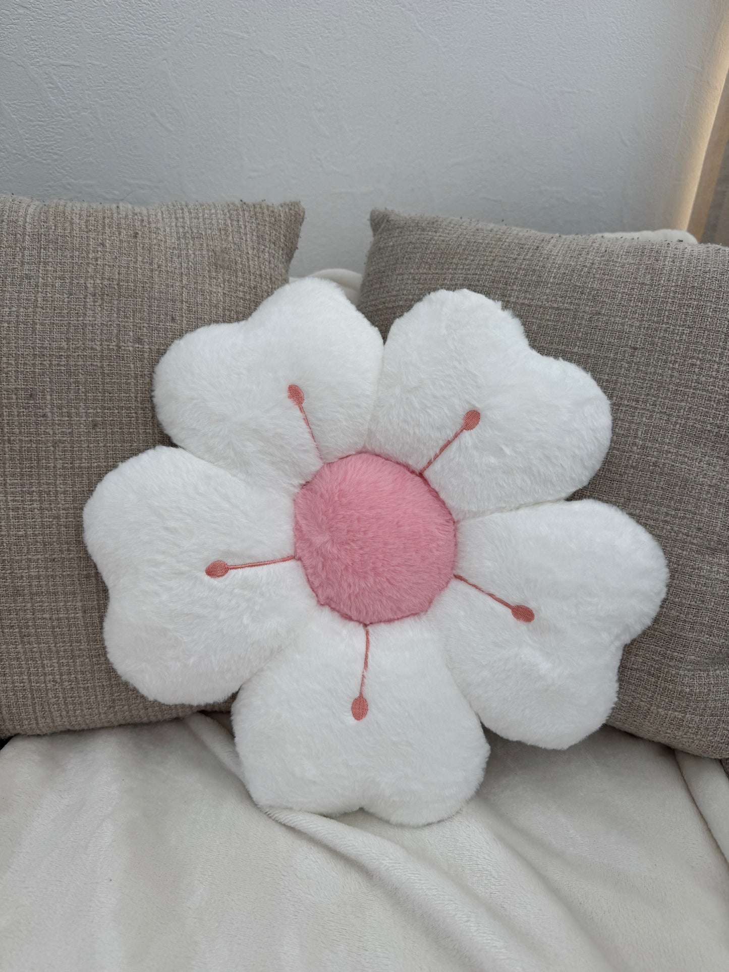 Coussin fleurs