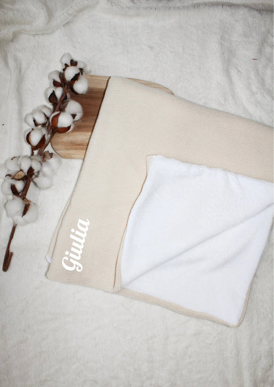 Couverture maille/polaire