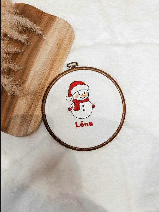 Broderie Noël - foncé