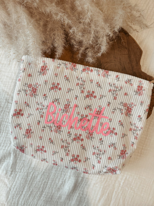 Trousse de toilette - fleurs