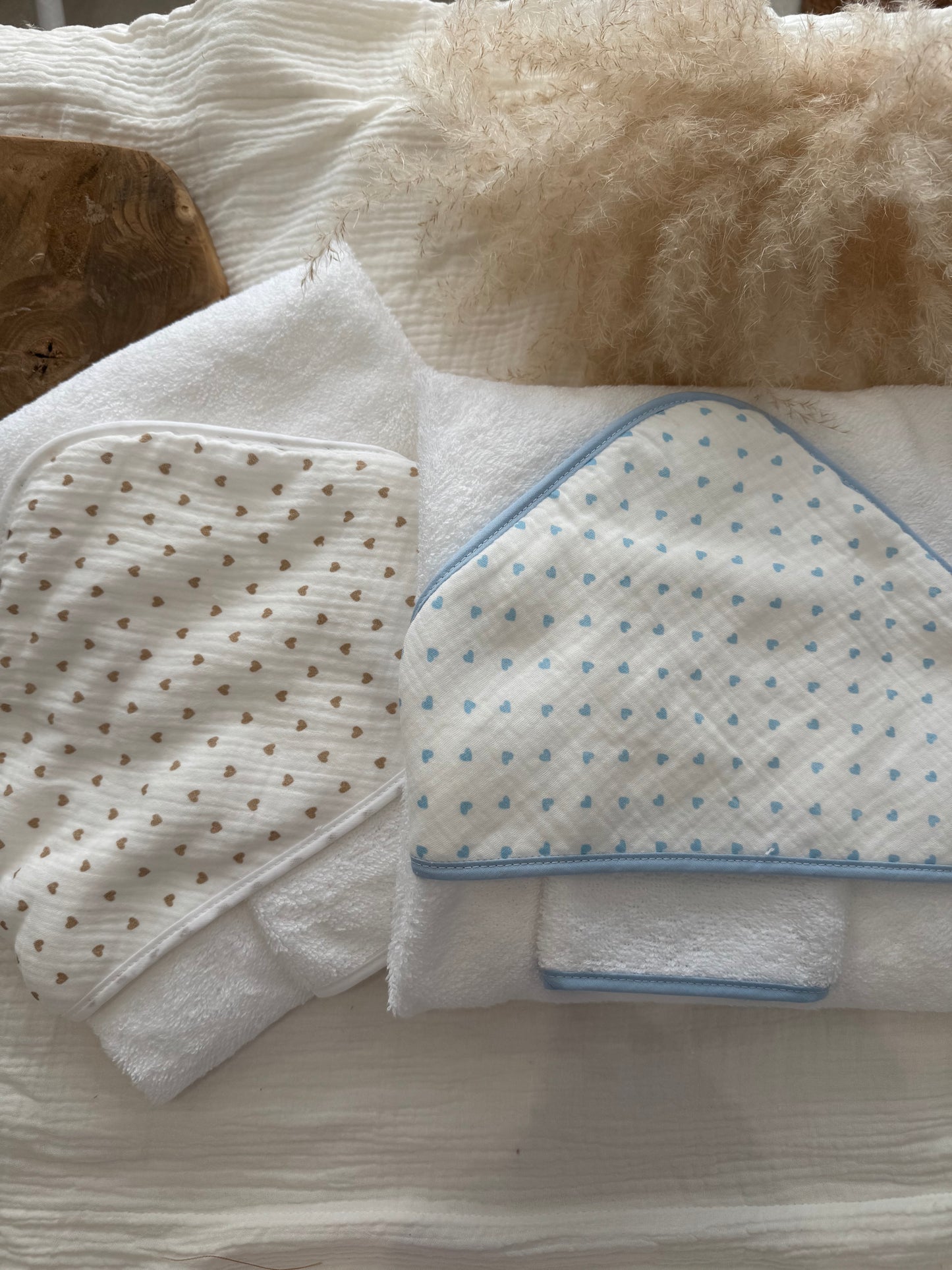 Cape de bain - cœur