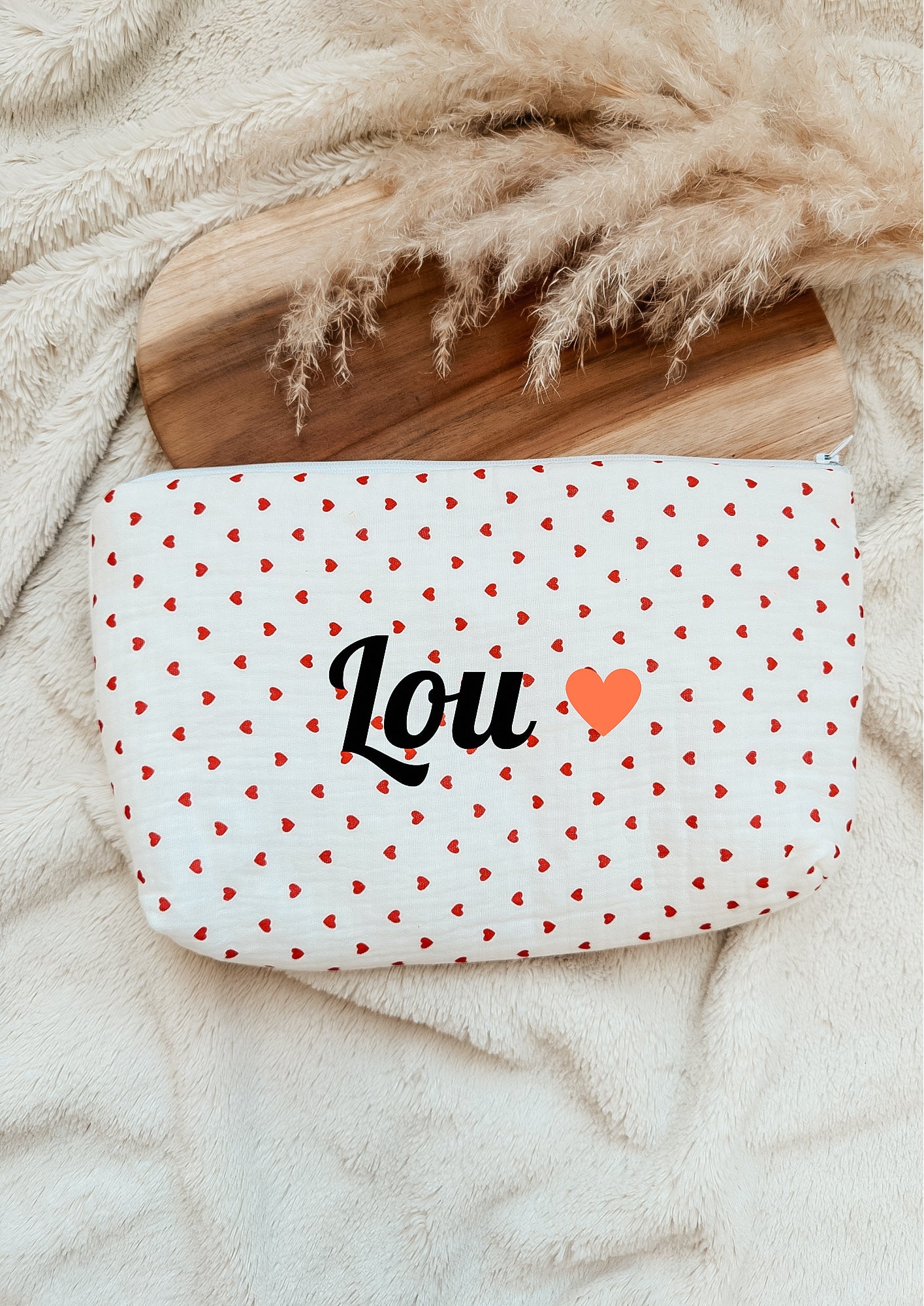 Trousse de toilette - cœur